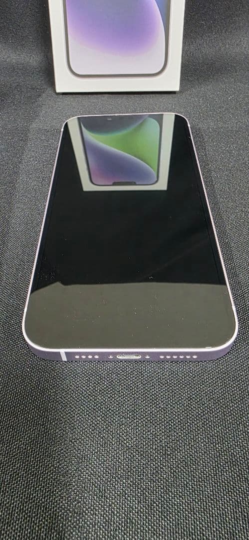 【箱有美品】 iPhone14Plus 128GB 薄紫 SIMフリー