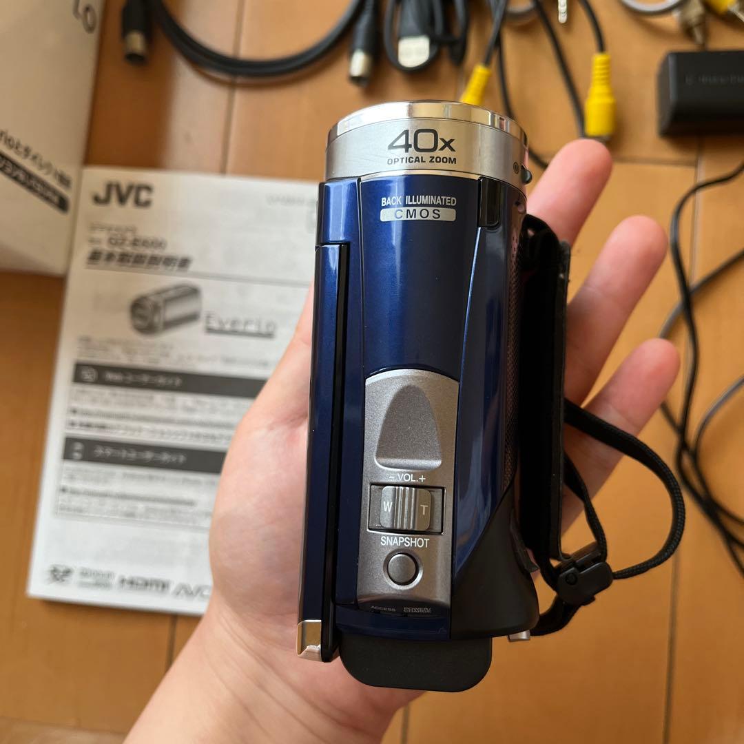 JVC GZ-E600-W ブルーレイディスクライター CU-BD5-E セット