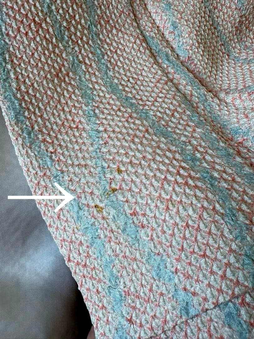 ❤️大人可愛い総絞り正絹小紋　ベビーピンク　もう出会えない逸品　新品畳紙付き