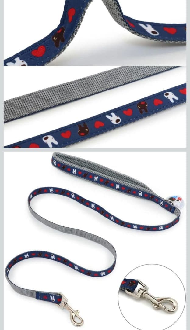 ペットパラダイス☆リサのマスコット付き❣️とっても可愛いハーネス＆リード☆3S