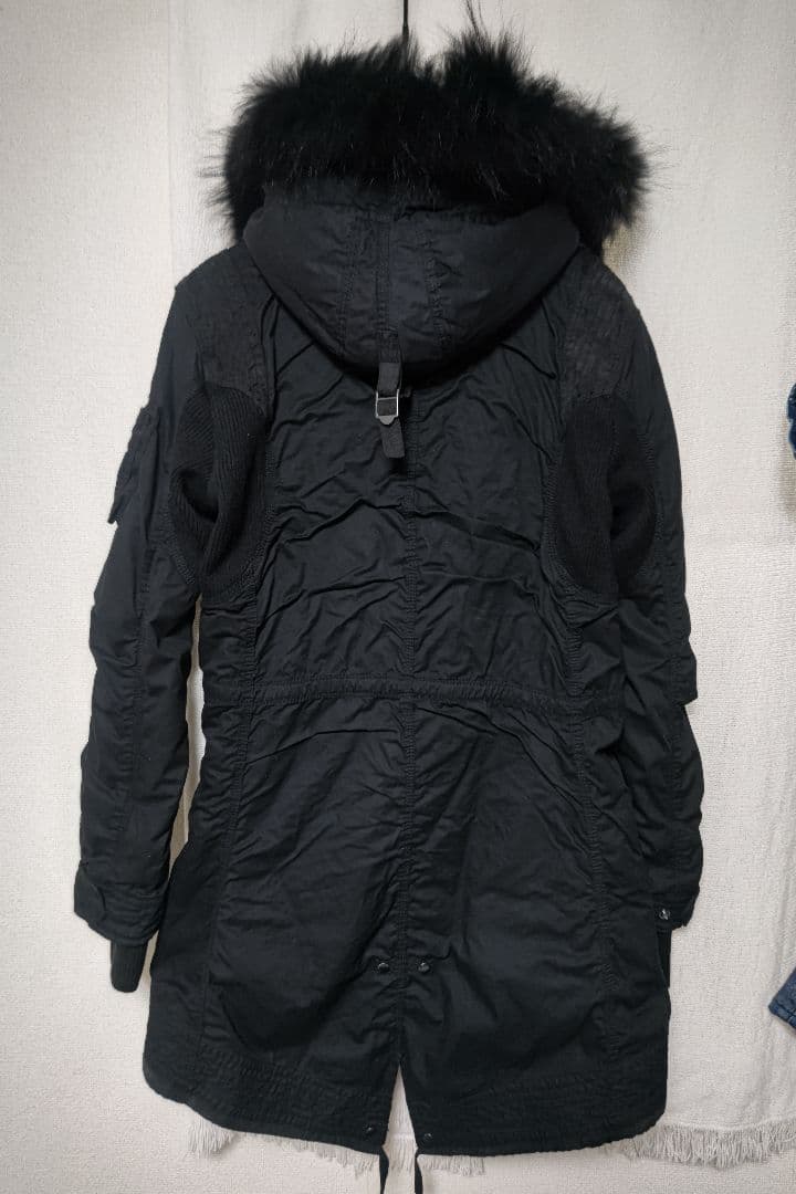 JOHNNY WOLF ブラック モッズコート M