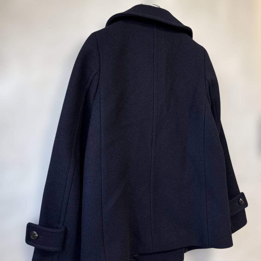 ドゥーズィエムクラス ピーコート P ウールコート ダブルブレスト ネイビー