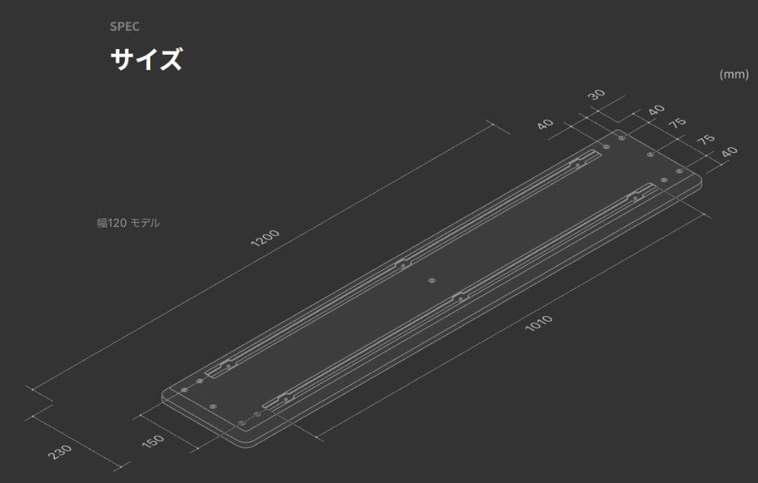 PREDUCTS DASHBOARD FOREST 120cm 天板のみ