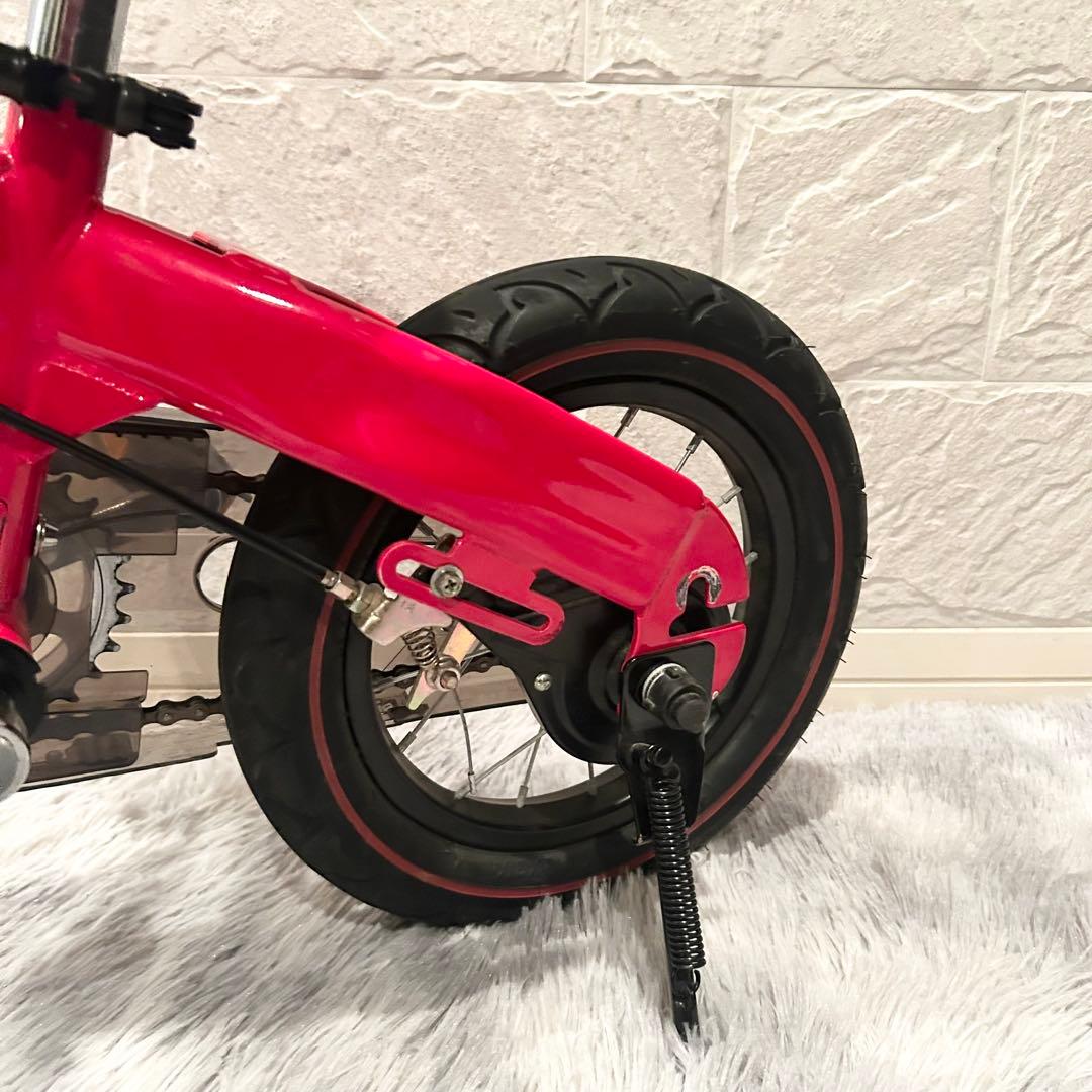 【極美品 送料無料】 へんしんバイク　12インチ　自転車 キックバイク
