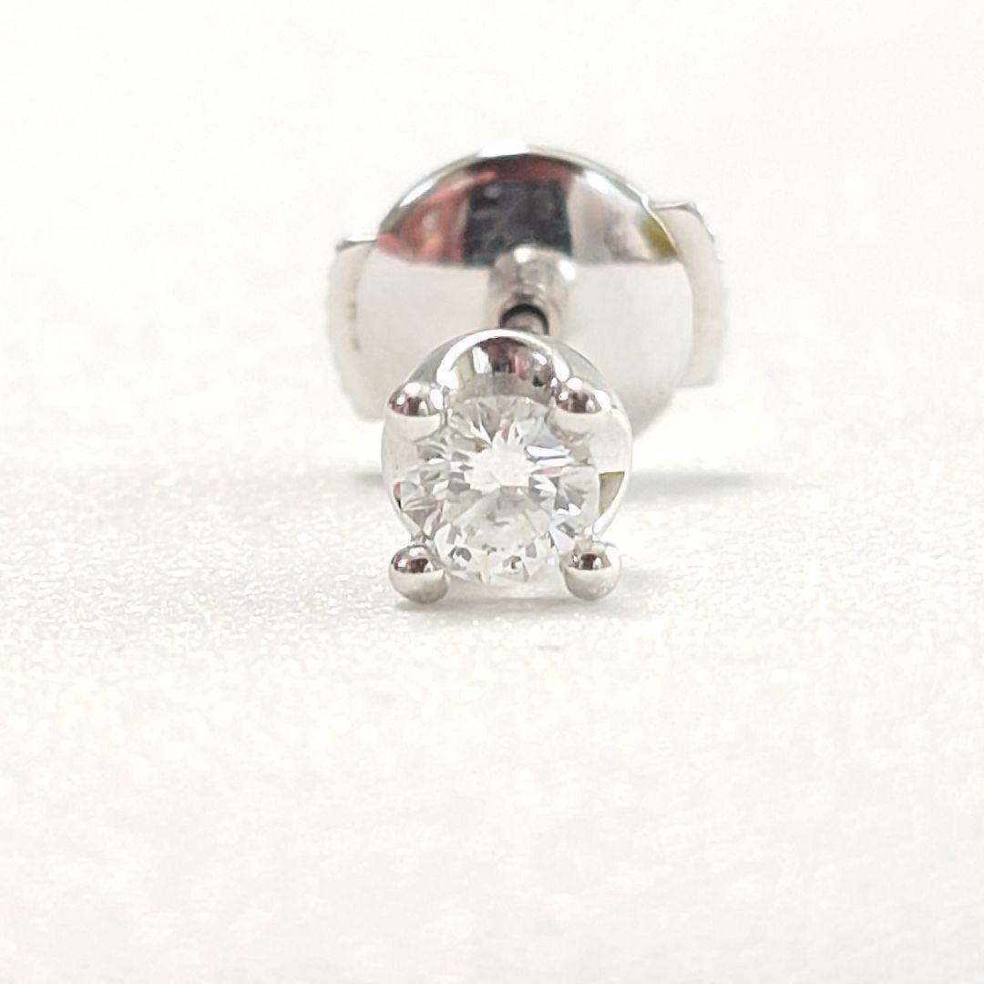 【美品】BVLGARI ブルガリ コロナ ダイヤモンド ピアス 片耳用 6439