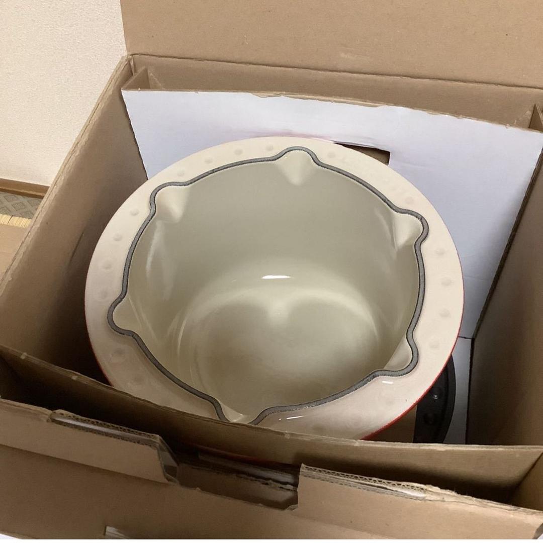 9N ル・クルーゼ フォンデュセット　チーズフォンデュ鍋　鋳鉄ホーロー　新品