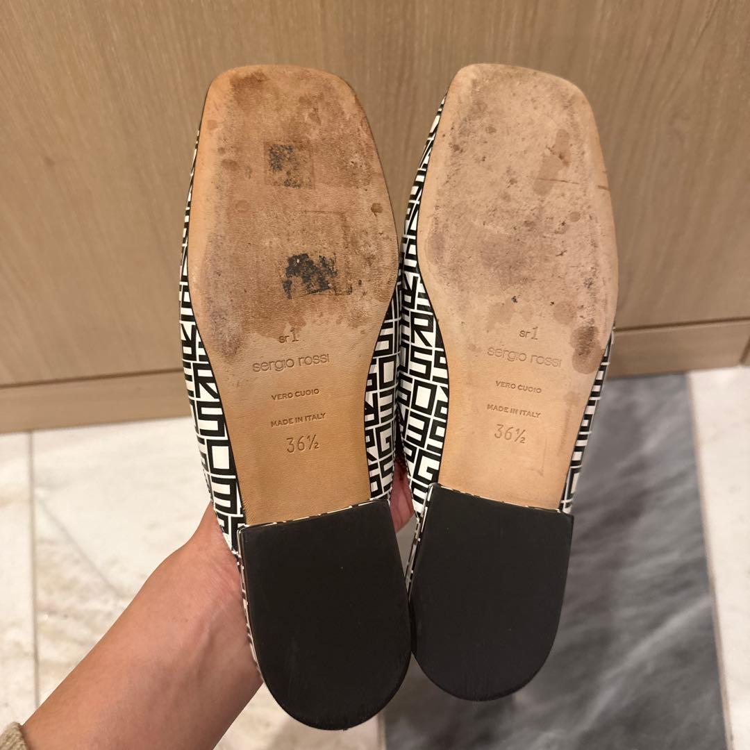 【美品】Sergio Rossiセルジオロッシ　ミュール36.5（23.5cm）