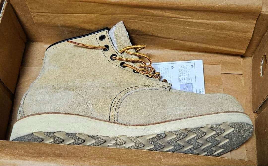 RED WING×APE 2979 9E スエードブーツ ベージュ