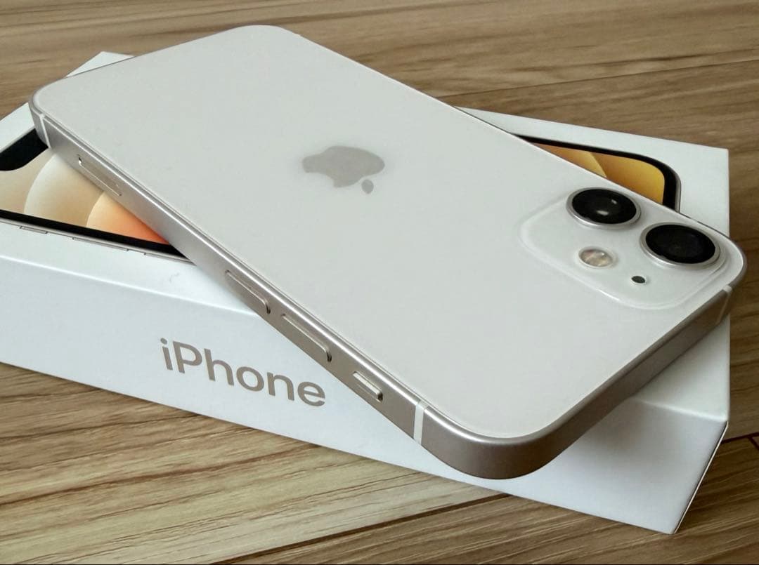 iPhone12 mini 128GB ホワイト SIMフリー 箱付