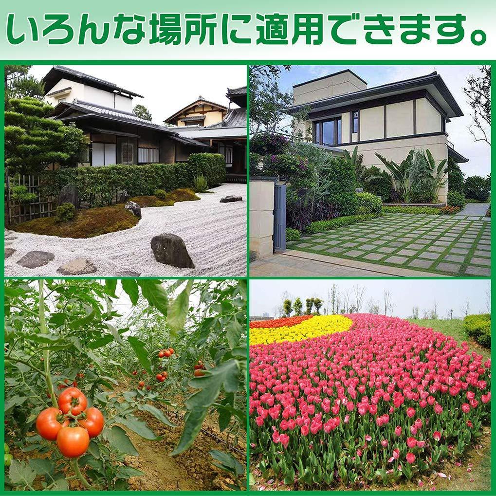 防草シート 固定ピン40本&黒丸40枚付き 1mx10ｍ2個