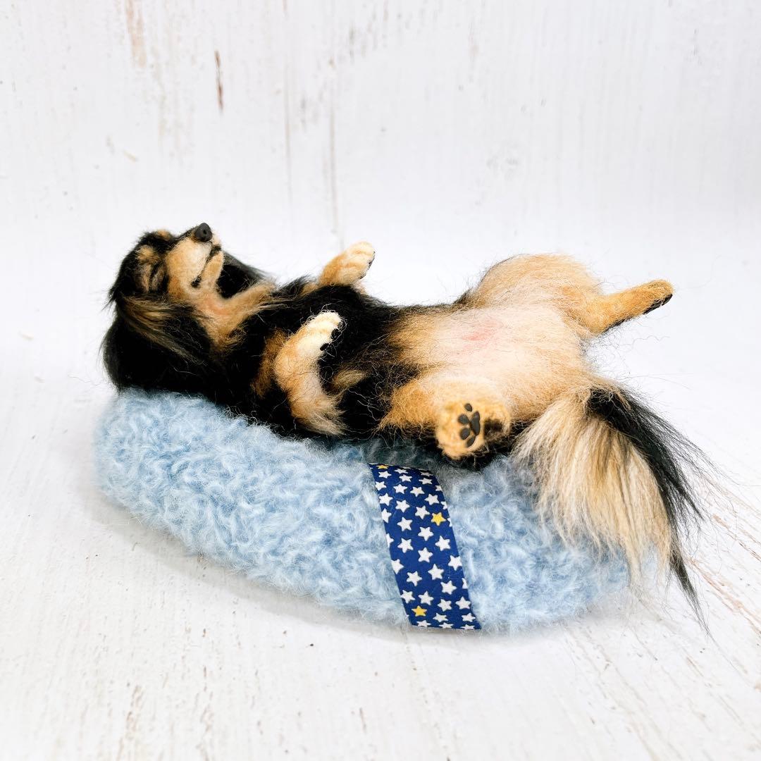 羊毛フェルト犬 ミニチュアダックス