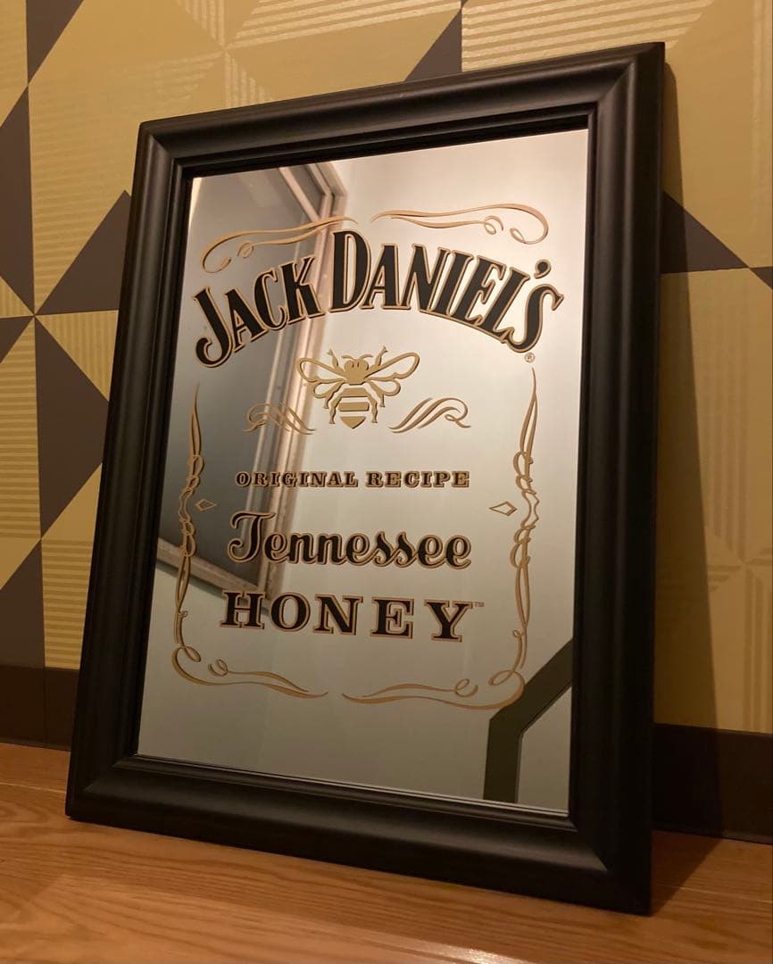 ジャックダニエル パブミラー アメリカン 雑貨 レトロ アンティーク 鏡 看板