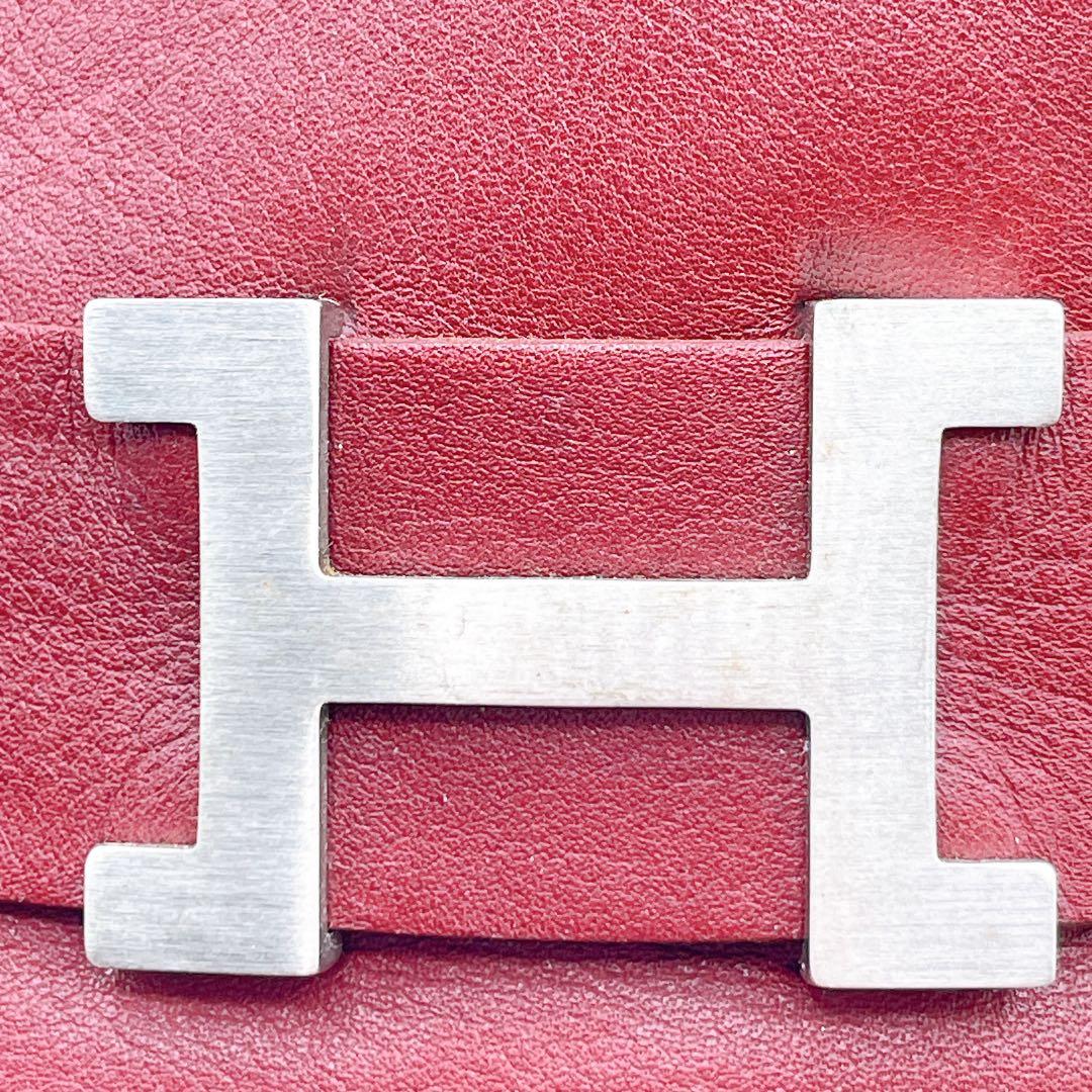 エルメス　コンスタンス　ローファー　ルージュ　36 23cm