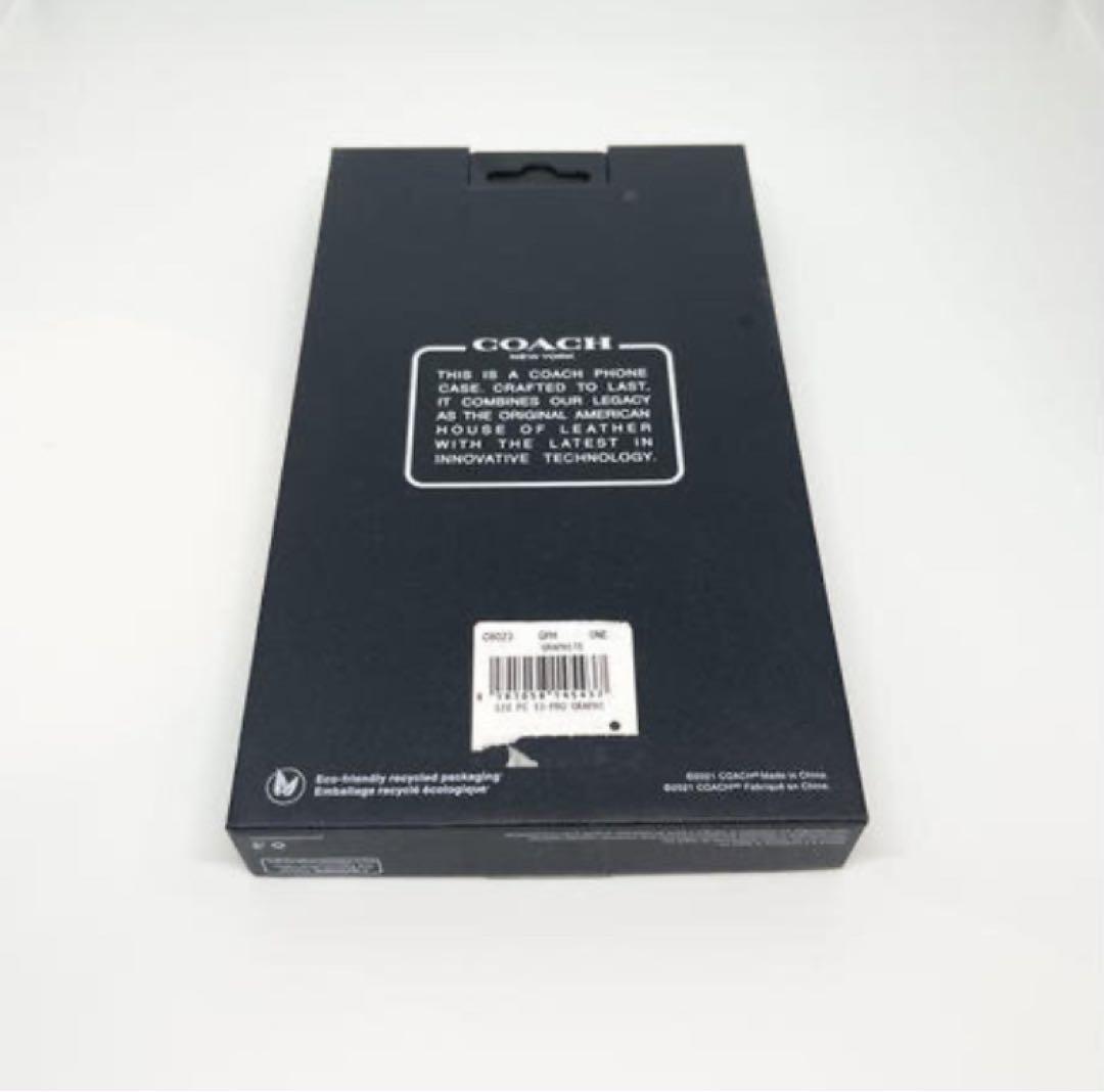 特価☘️コーチiPhone13 pro 対応 ケース C8023 GRAPHITE