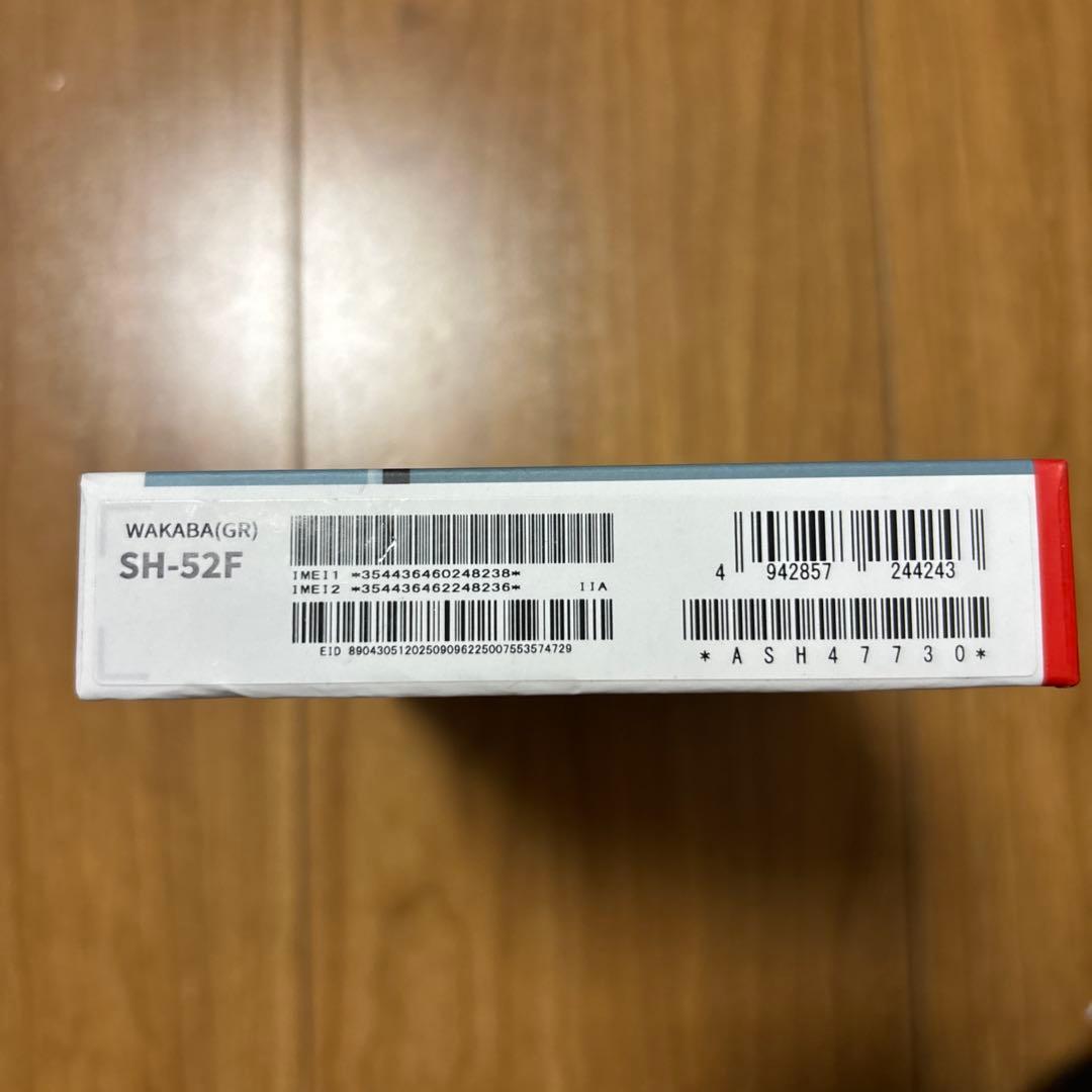 新品★AQUOS Wish5 SH-52F WAKABA(GR)ワカバ