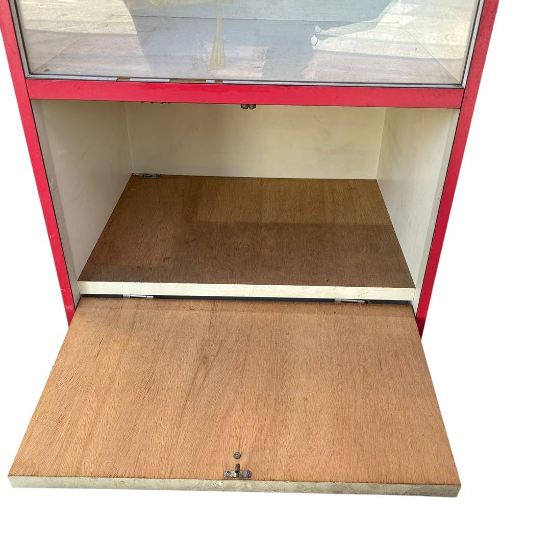 希少　レトロ　ナショナル　ラック　木製　キャスター付き