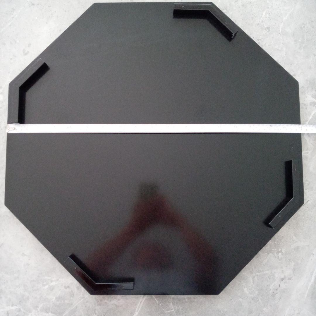 黒漆塗　八角　54.8cm　大　飾り台