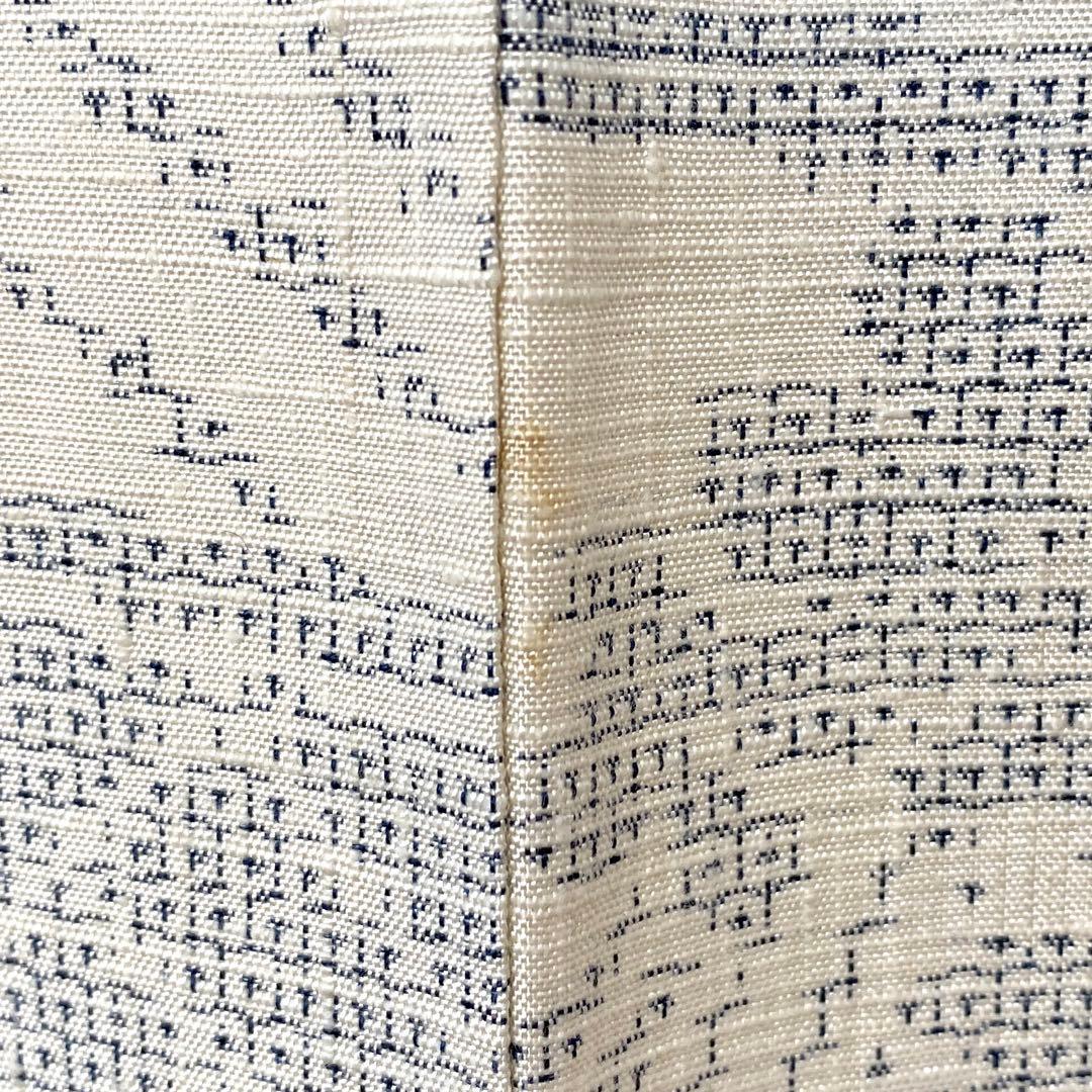 洗い張り単衣仕立て直しK1023 美品 逸品 上品 重要無形文化財 正絹 結城紬