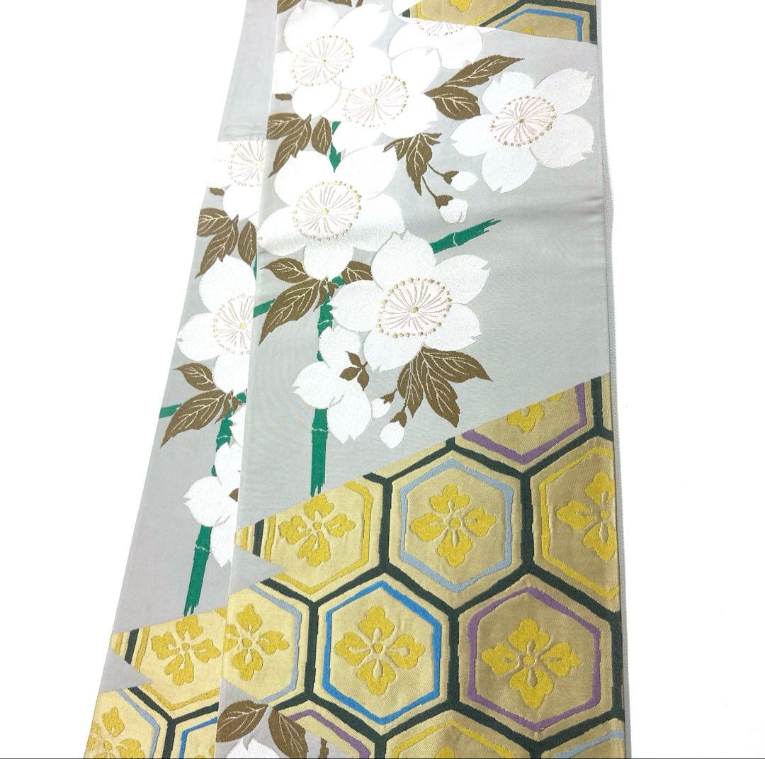 専用帯4707 ●辻村ジュサブロー 高級 正絹 六通 袋帯