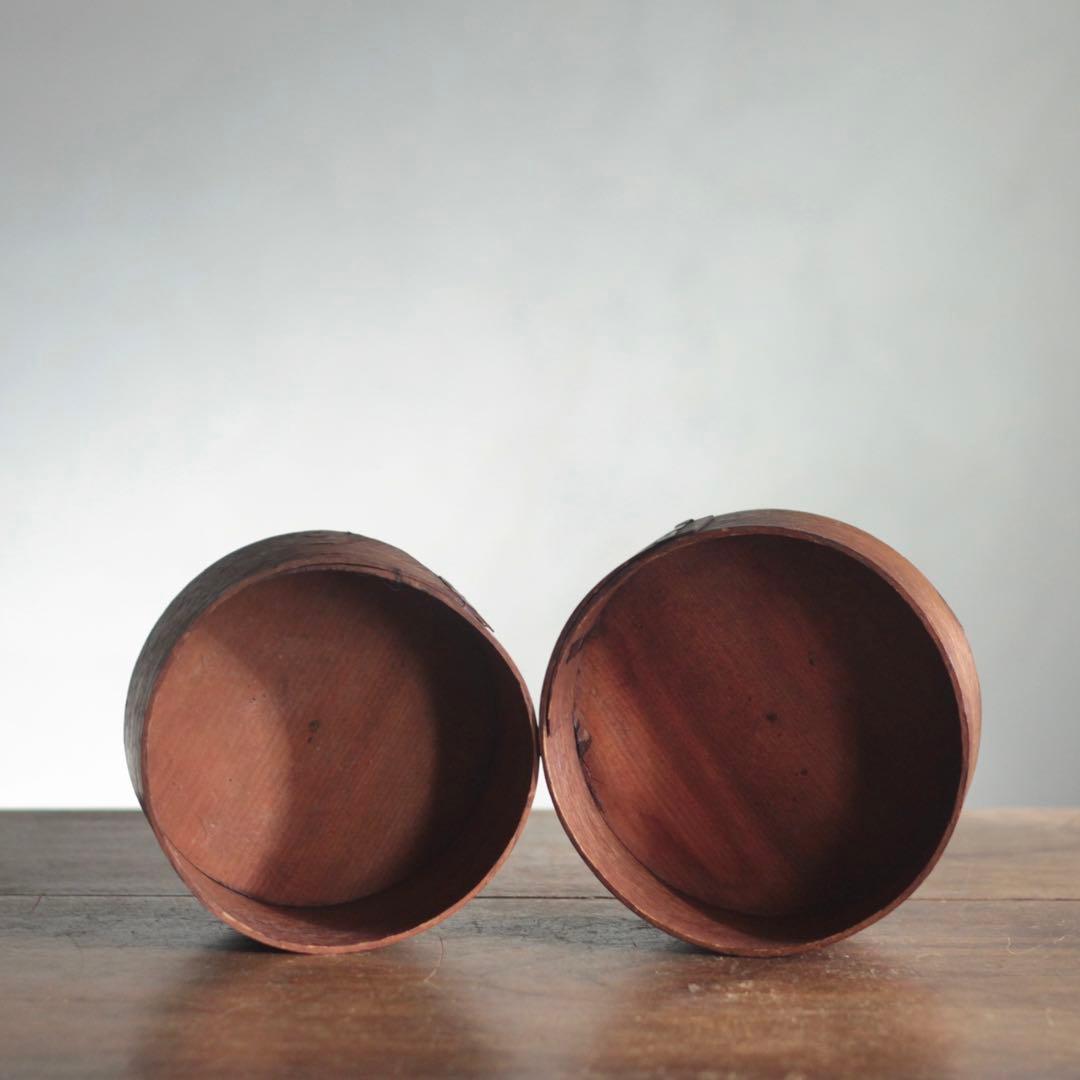 佳き木肌 古い 曲げわっぱ 古道具 アンティーク オブジェ