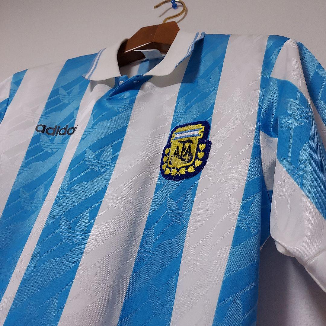 アルゼンチン代表ユニフォーム　日本製　古着　激レア希少　サイズO　デサント