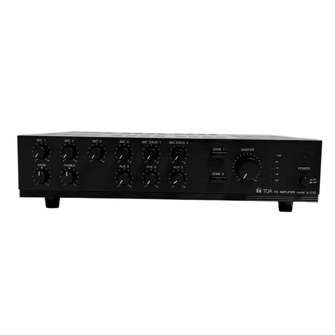 【美品】TOA A-1712 動作品 PAアンプ 業務用 音響機器 オーディオ