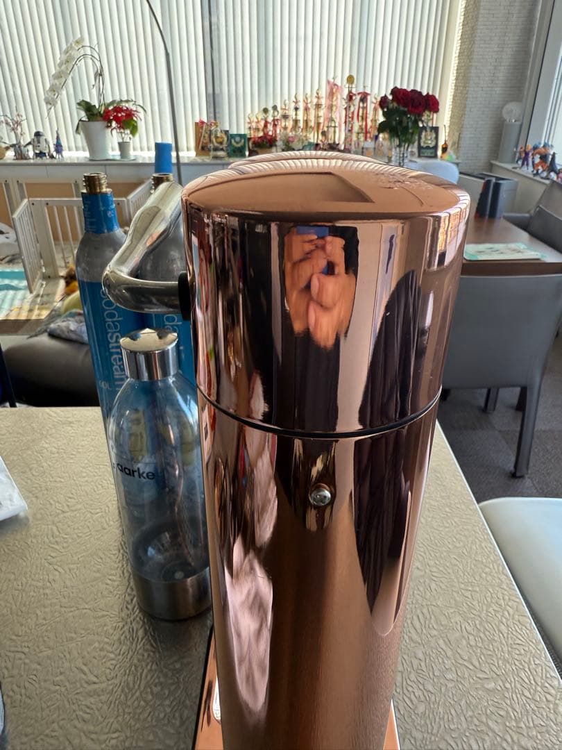 s*i様 炭酸水メーカー ローズゴールド　ソーダストリームガスシリンダー5本