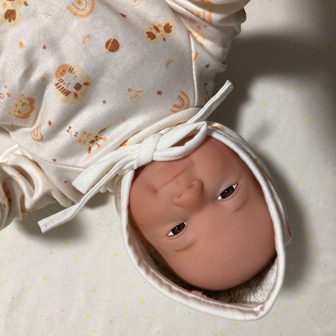 赤ちゃん　お人形　笑顔　リボーンドール　低体重児　小さめ　reborn doll