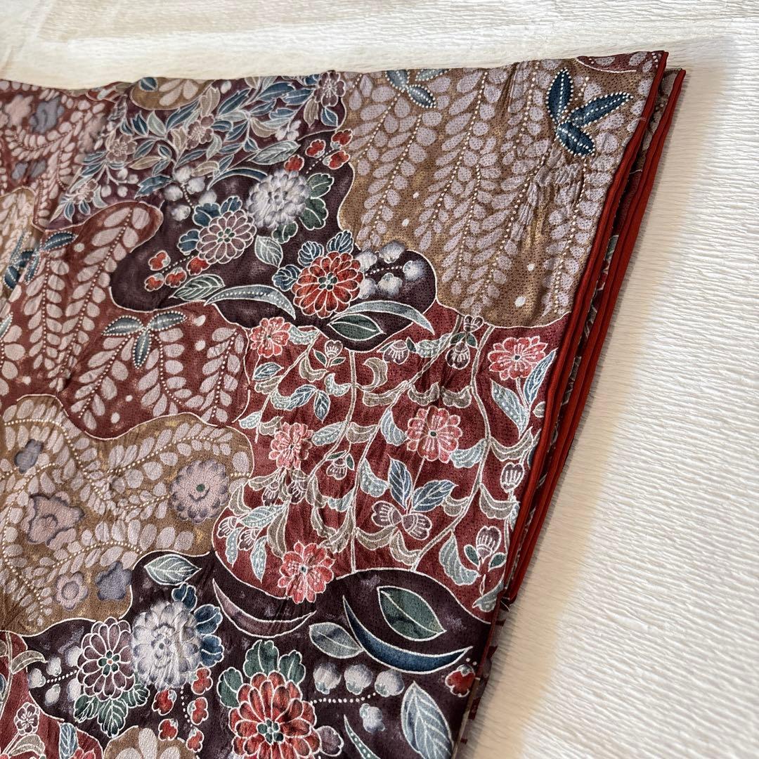 辻ヶ花模様　趣のある小紋　着物　小紋　辻ヶ花　小紋　正絹