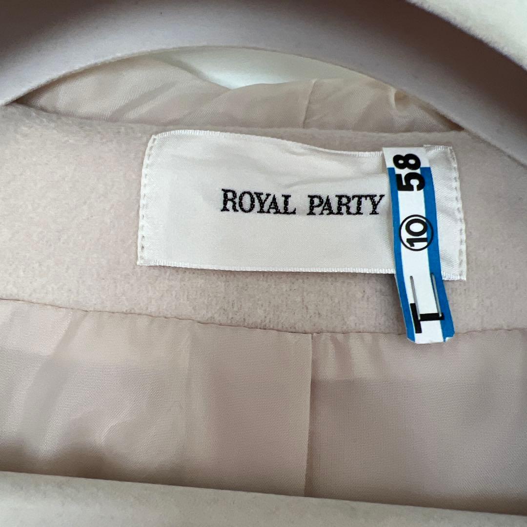 109  PARTY フードファーケープコート定価¥35,200