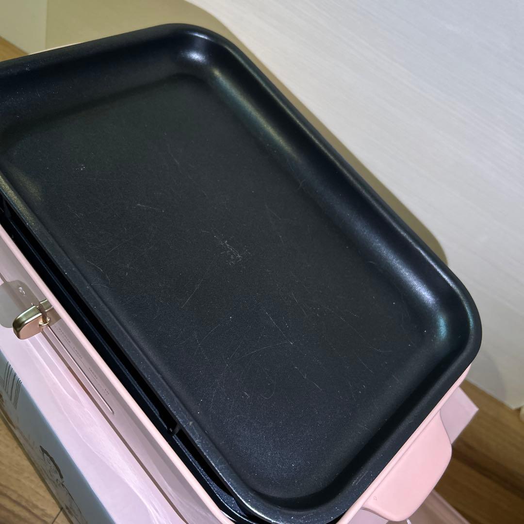 【ブルーノ】BRUNOコンパクトホットプレートセラミックコート鍋セット売りピンク