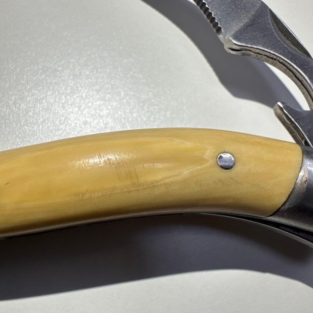 お盆セール！ラギオール アン　オブラック　ソムリエナイフ　マンモスアイボリー