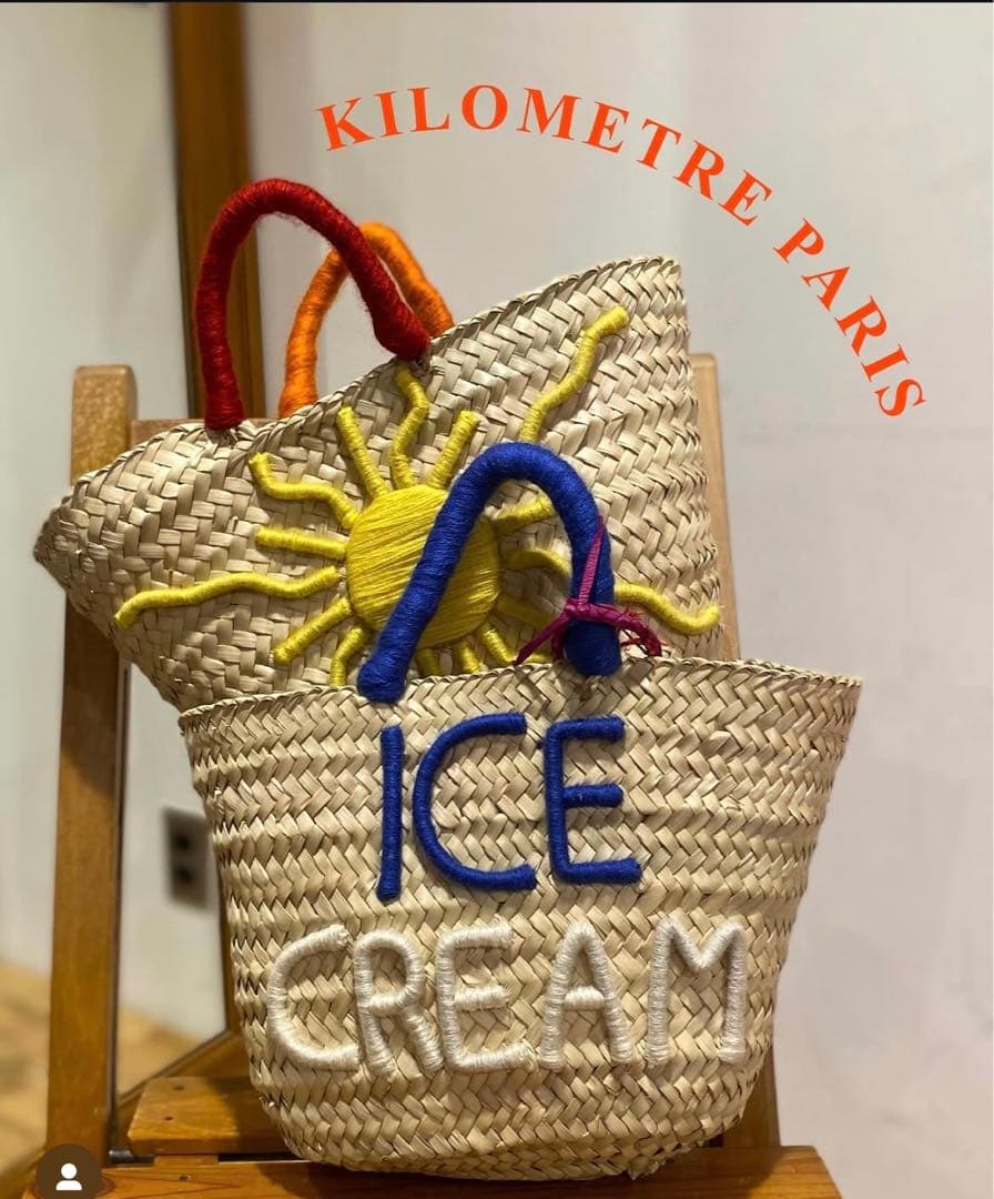 新品未使用　KILOMETRE PARIS キロメートルパリ　カゴバック