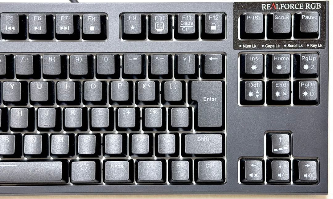 東プレREALFORCE RGB TKL R2TLA-JP4G-BK 日本語配列