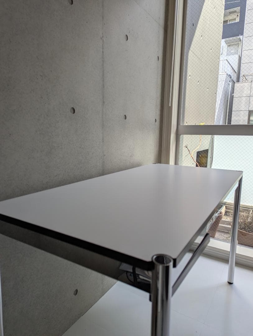 【美品】USM Haller ハラー テーブル 60×125 引き出し付