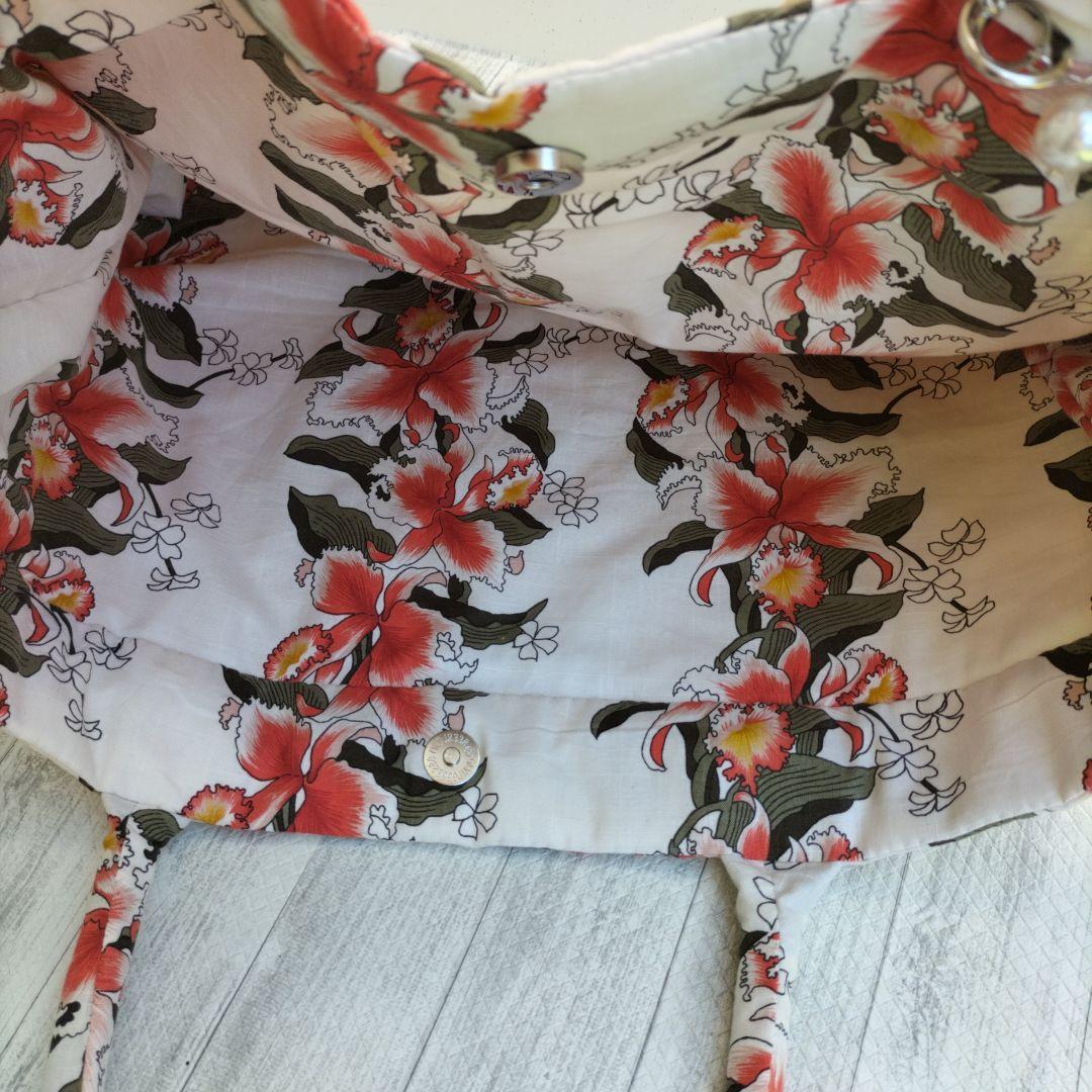 ハワイアンキルト　トートバッグ　ハンドメイド