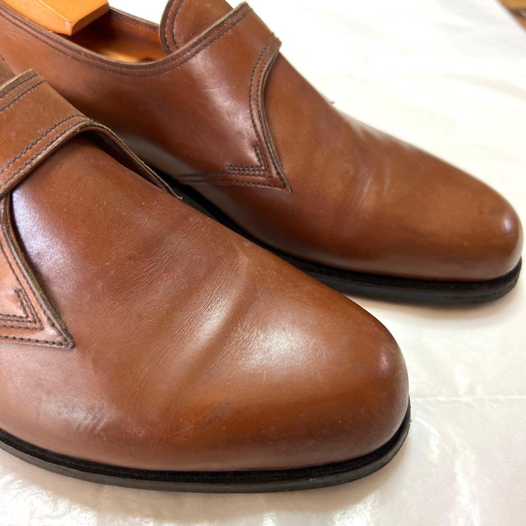 J.M. WESTON モンクストラップ UK6 E 純正シューツリー付