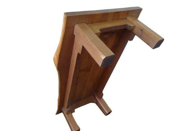 座卓☆ブックマッチ製品☆イチイの木（一位の木）当時一点もの レトロローテーブル