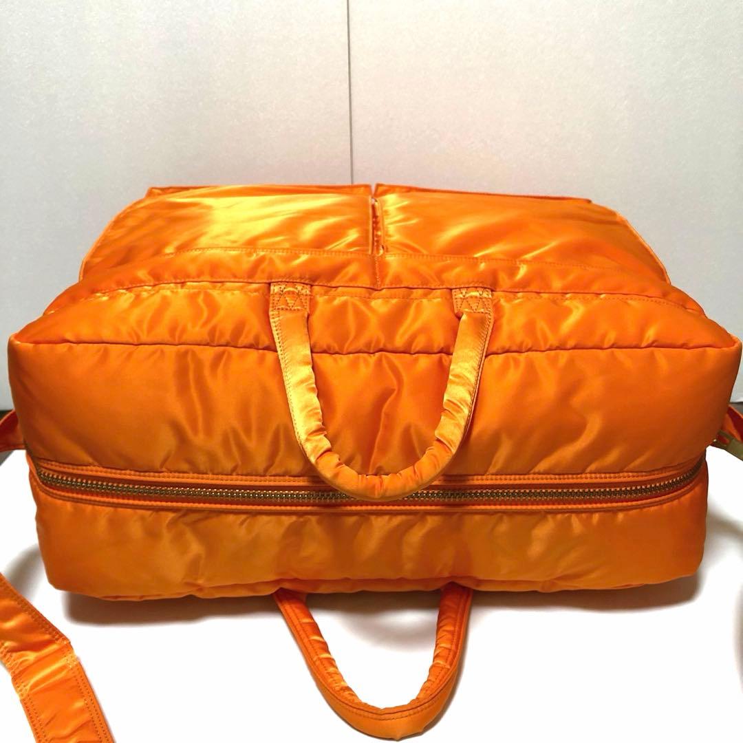新品同様✨激レア ポータータンカー ボストンバッグL ショルダーバッグ オレンジ
