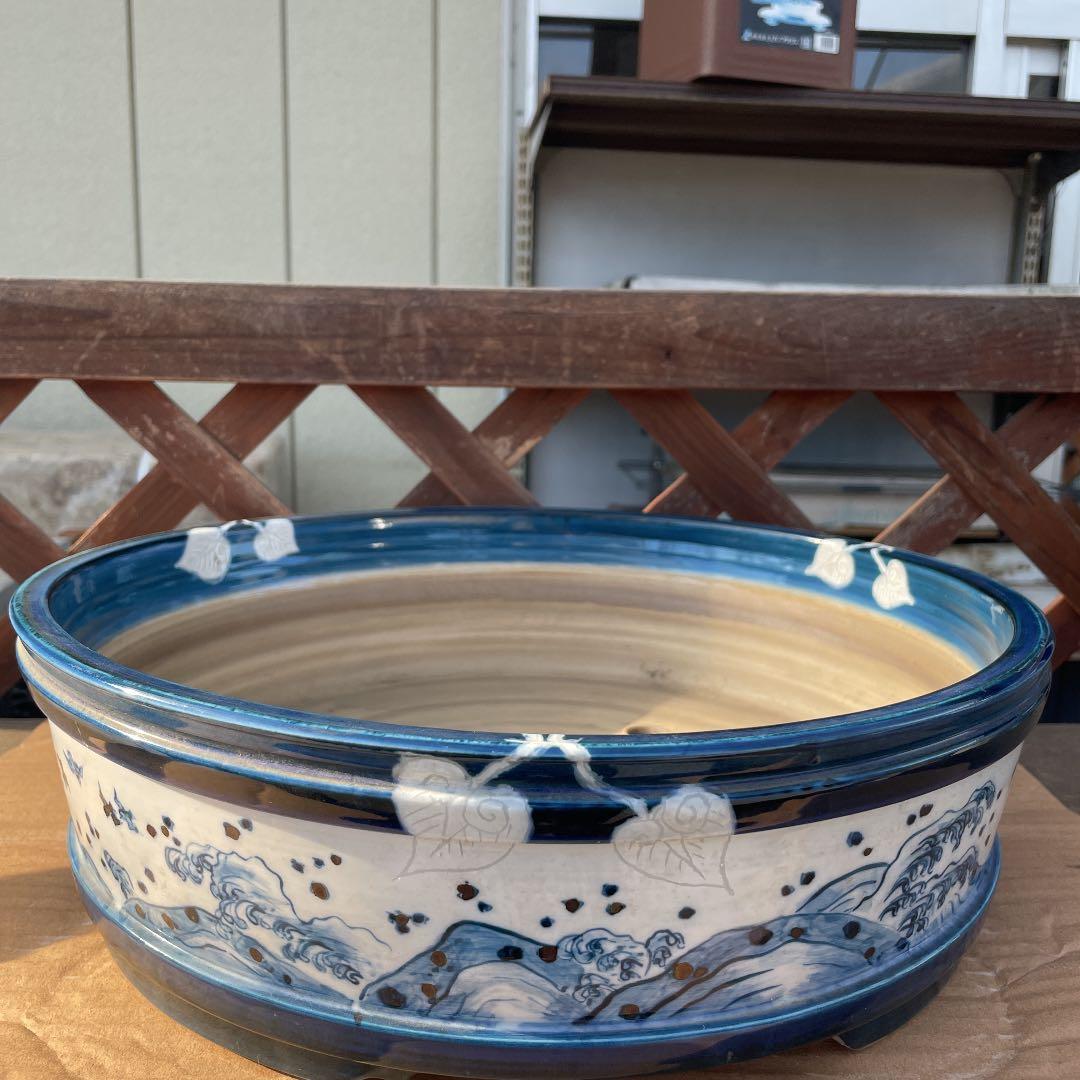 瀬戸鉢 【未使用品】盆栽鉢、植木鉢、盆栽小鉢、山野草鉢