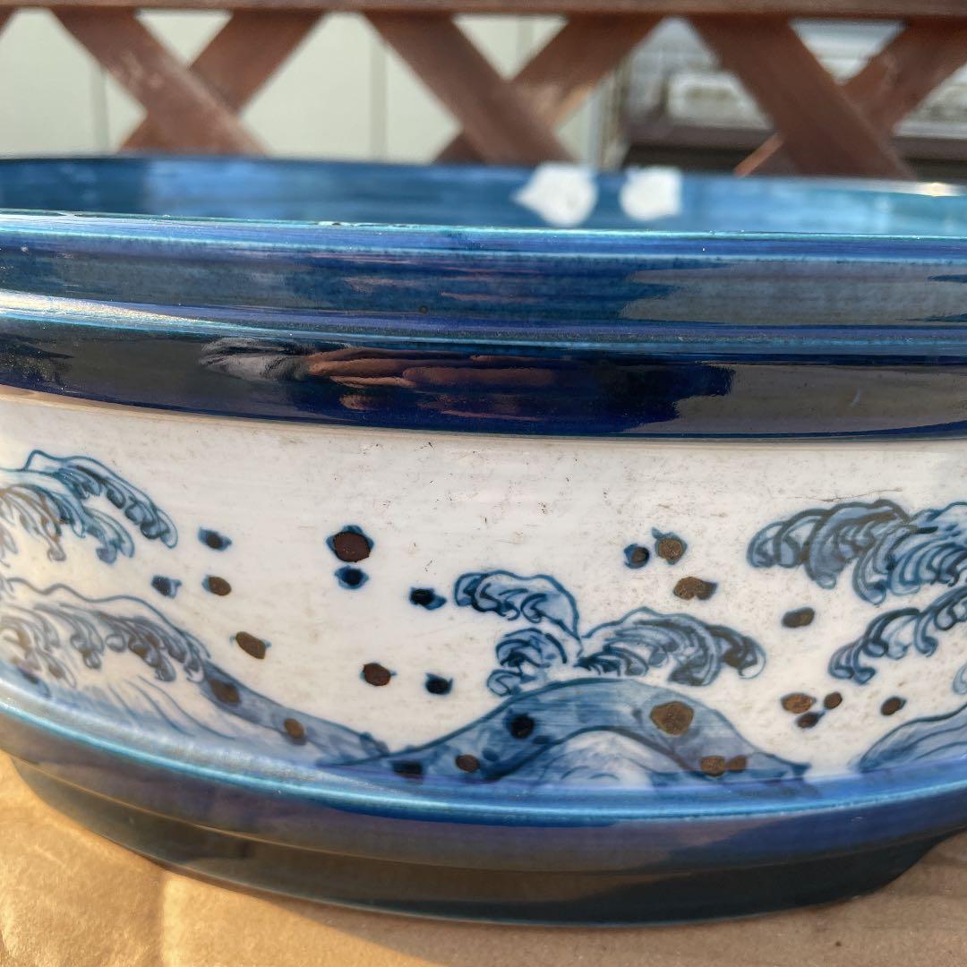 瀬戸鉢 【未使用品】盆栽鉢、植木鉢、盆栽小鉢、山野草鉢