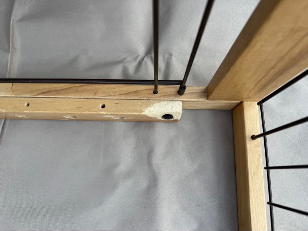 Richell　木製スライドペットサークル　レギュラー 屋根付き