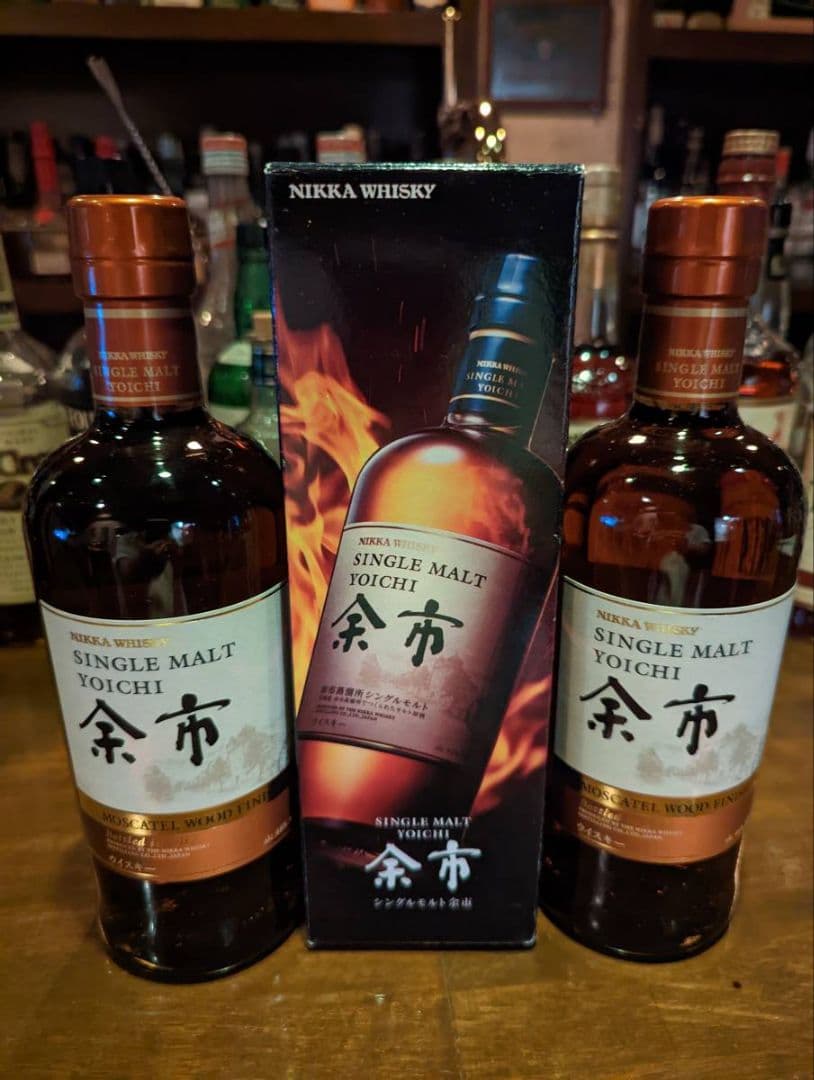 ニッカウイスキー『竹鶴21年ギフトセット３本余市モスカルウッドフィニッシュ２本』