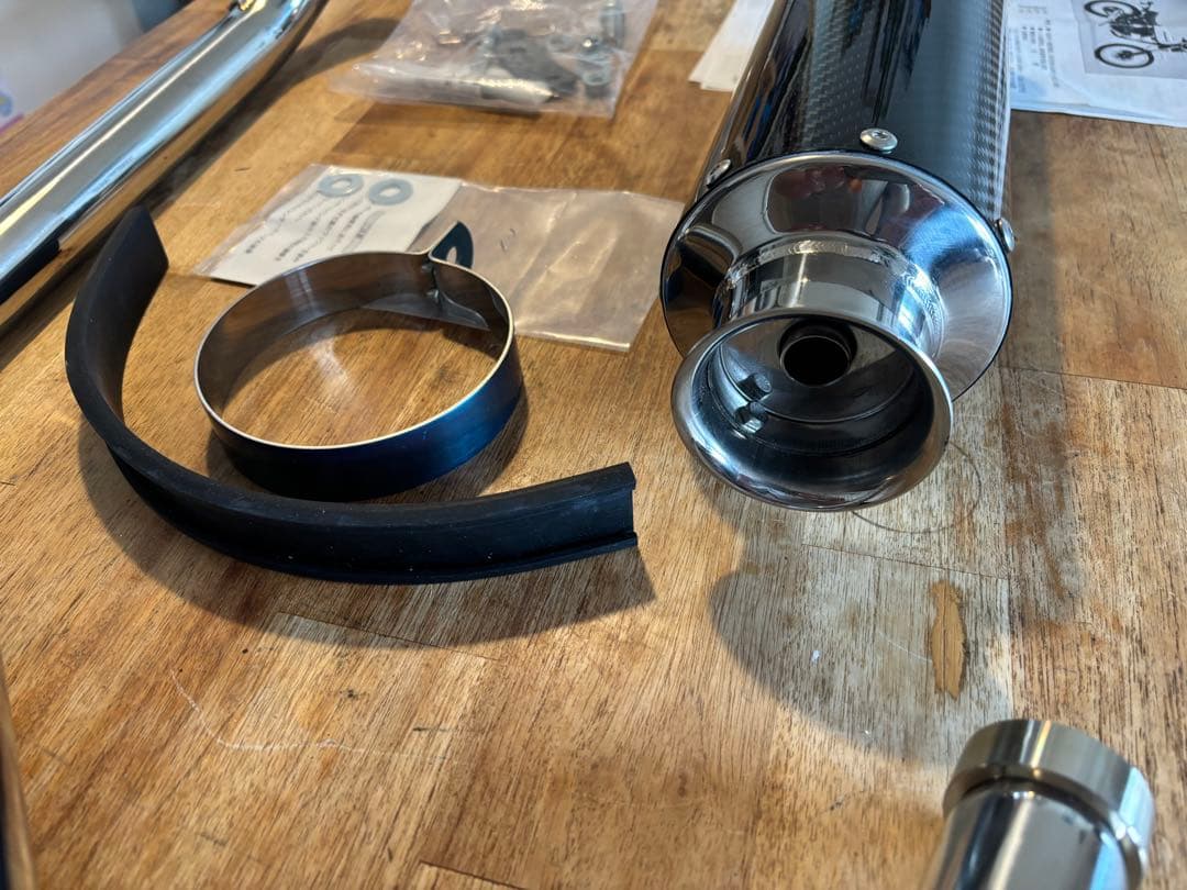 250TR マフラー BEAMS カワサキ　BA-BJ250F キャブ車　新品