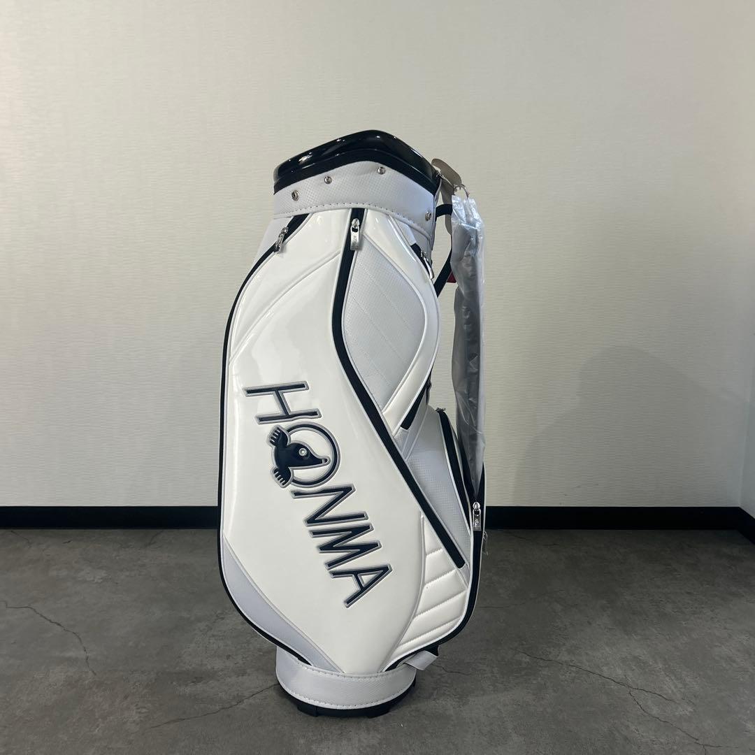 HONMA ホワイトキャディバッグ