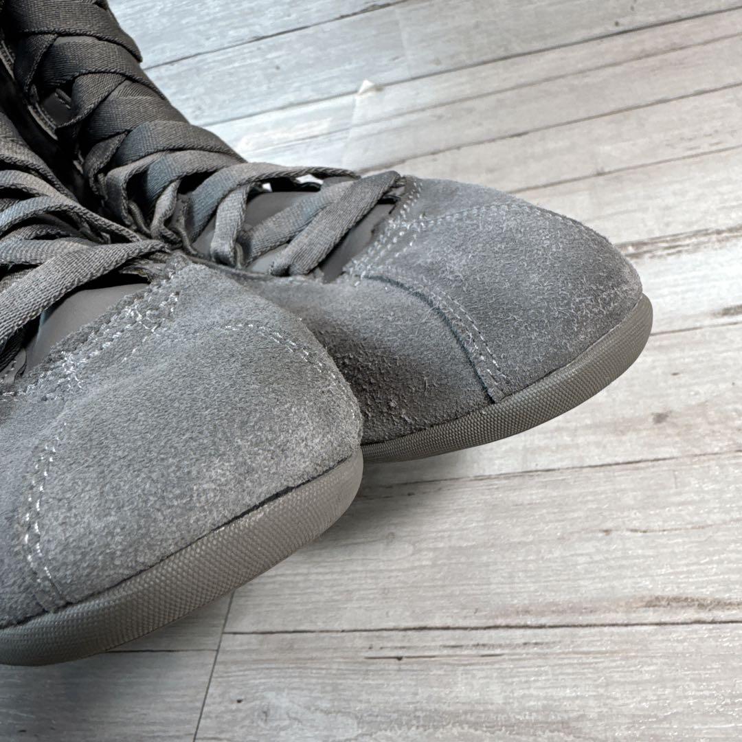 PUMA エスキーヴァベリーハイ レースアップ サイドジップ グレー　25cm