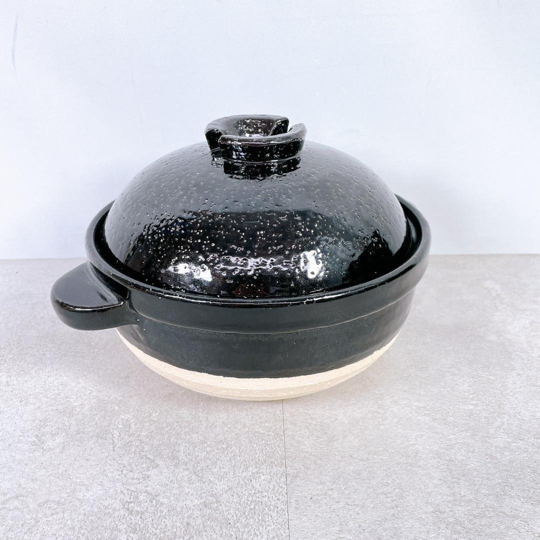 美品 長谷園 かまどさん 三合炊き 土鍋 ごはん鍋