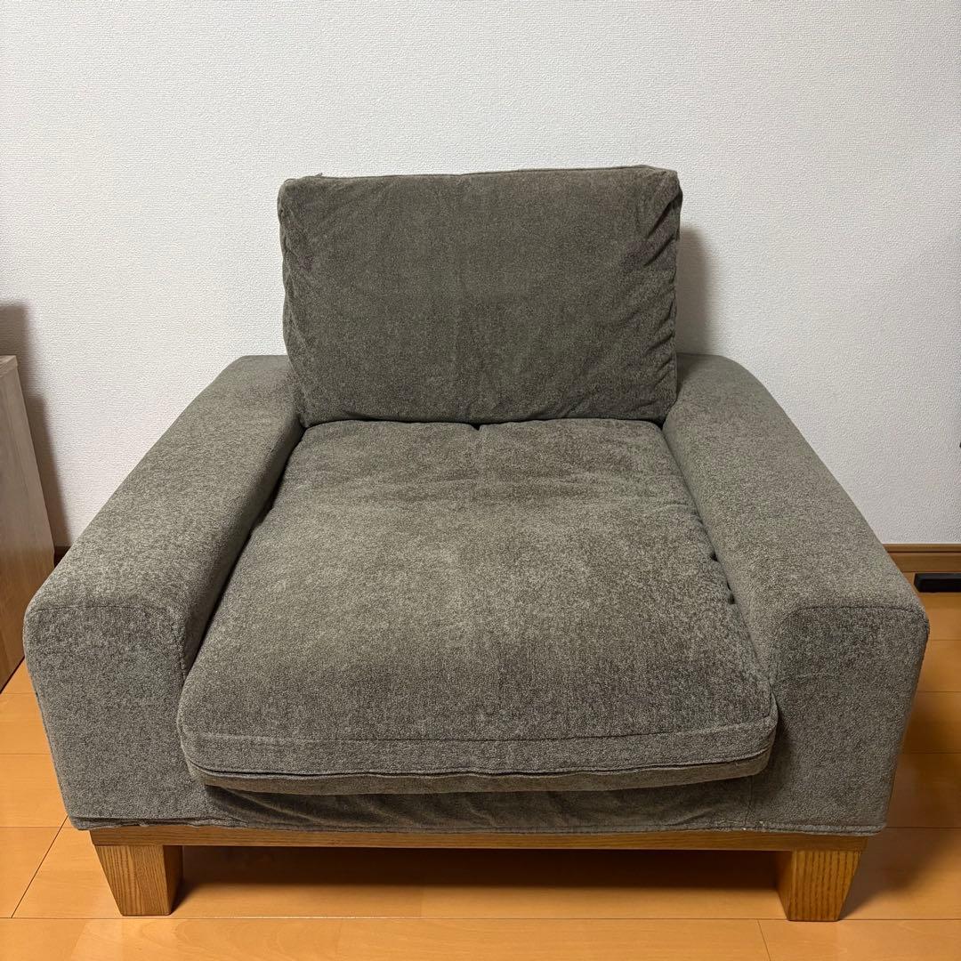 RE:CENO リセノ　1人掛けソファー　folk グレー