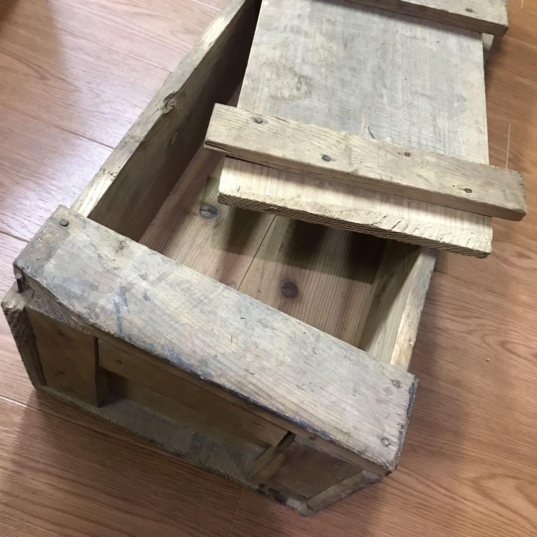 昭和初期 三條軍需工業株式會社 木工具箱 レトロ ヴィンテージ★メルカリ便発送★