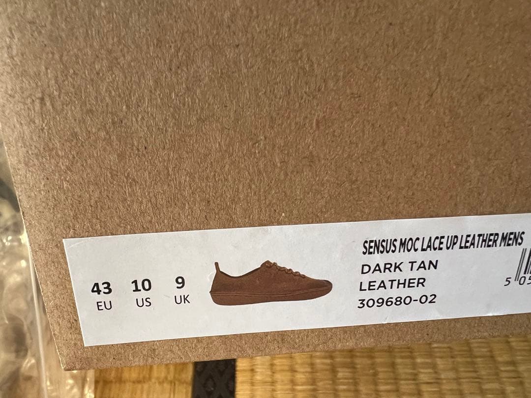 靴 vivobarefoot SENSUS MOC LACE UP LEATHER